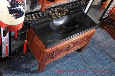 大理石洗手盆_紅木中式柜-FP003B-12